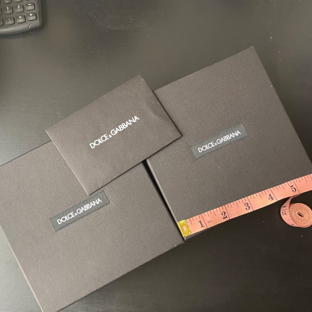 Dolce and Gabbana 2 boxes and 2 envelopes